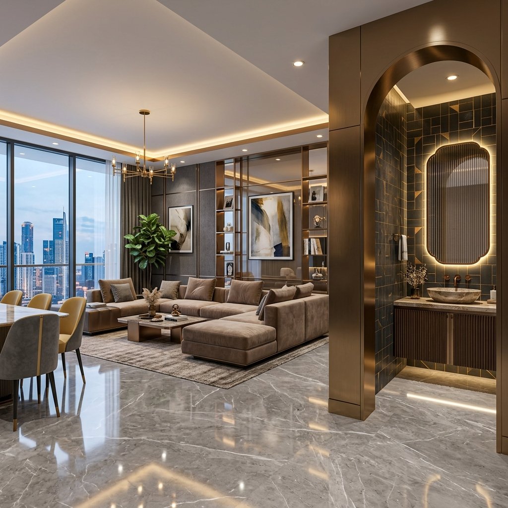 4 Bed + Powder Room — Brigade Gateway Neopolis